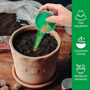 Semoir de jardin réglable en plastique léger à 5 vitesses pour graines de taille standard - Product Image 6