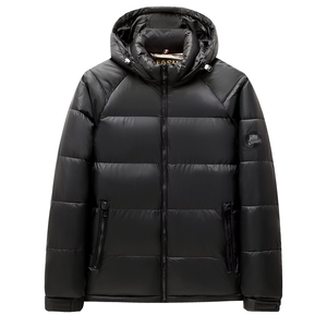 Winter Cotton <b>Jacket</b> Hooded Sweater Thickened Padded <b>Jacket</b> With Zipper Thickened Men's <b>Jacket</b> Men's Down <b>Jacket</b> - Product Image 4