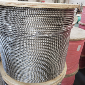 Cable de Acero de 8 mm, Estructura Sólida Trenzada, Antidesgarro, Alta Resistencia, Sin Galvanizar - Product Image 1