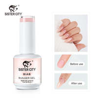 Gel UV pour extensions d'ongles Biab 15ml French Designer 48 couleurs Non toxique Écologique pour salon et usage domestique
