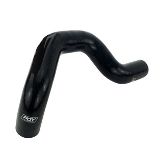 Manguera de silicona para radiador Poy para Honda K20 K24 EK EG Civic negra de 3 capas reforzada - Product Image 1