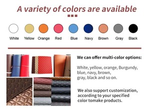 Embroidery Quilted Automotive Synthetic Leather PVC <b>Sponge</b> Leather Faux Upholstery Fabric Eco-Friendly <b>Sofa</b> Car Mat - Product Image 3