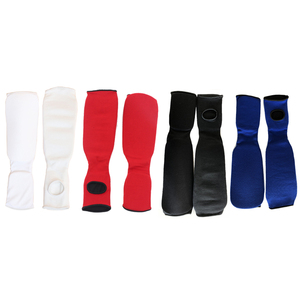 Protector de Espinilla y Empeine de Taekwondo, <span class=keywords><strong>Sanda</strong></span>, Wushu, Karate, con Logotipo Personalizado, Tejido de Tela, para <span class=keywords><strong>Artes</strong></span> <span class=keywords><strong>Marciales</strong></span> y Sparring - Product Image 2