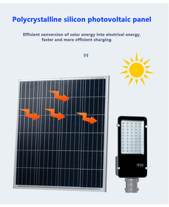 Luz solar potente de 200W IP65, luz de calle Solar impermeable para exteriores, lámparas de pared para camino de patio trasero con Control remoto - Product Image 5
