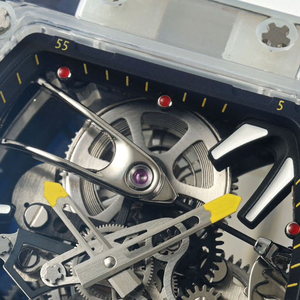 RM56-02 Men's Luminous Crystal Tourbillon <b>Watch</b>, Tonneau-Shaped <b>Skeleton</b> Waterproof <b>Automatic</b> Mechanical <b>Watch</b> - Product Image 3