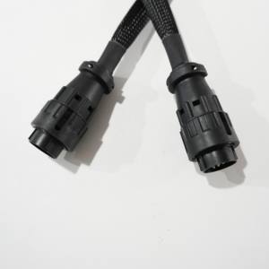 定制XLR连接器插头适配器光伏太阳能电缆12针航空电缆 - Product Image 1