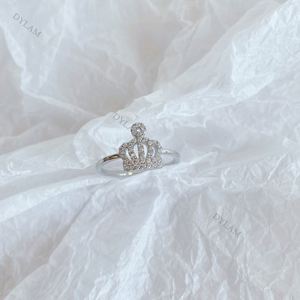 Bijoux Dylam en stock, faible MOQ, livraison rapide, accessoires, pierres CZ 5A, argent sterling S925, bagues de fiançailles pour femmes - Product Image 3