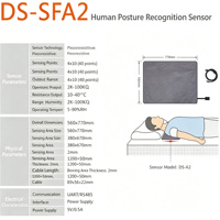 Capteur de reconnaissance de posture humaine série DASS DS-SFA, technologie piézorésistive haute précision, matelas intelligent pour la surveillance du sommeil