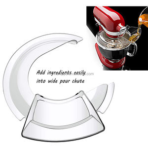 Bouclier de coulée de certification de qualité, <span class=keywords><strong>goulotte</strong></span> de coulée universelle de bols mélangeurs en métal, mélangeur de nourriture pour bols en acier inoxydable - Product Image 4