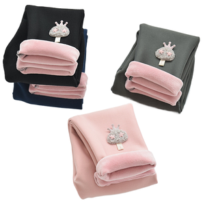 <span class=keywords><strong>Leggings</strong></span> in <span class=keywords><strong>pile</strong></span> spesso da ragazza Qianchuan, capispalla invernali eleganti: pantaloni Extra spessi per bambini, padella di cotone caldo per bambini - Product Image 2