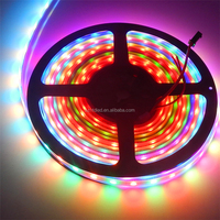Tira impermeable WS2812B WS2815 WS2811 SK6812 tira Led flexible programable PVC Strisce Led fútbol paisaje DC 5V 85
