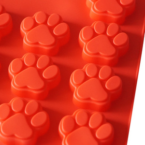 Cat Paw Silicone Mold 12 Cavities For Chocolate Ice Cube Candle Epoxy Jelly Pudding Mousse Cake Tools - Product Image 2