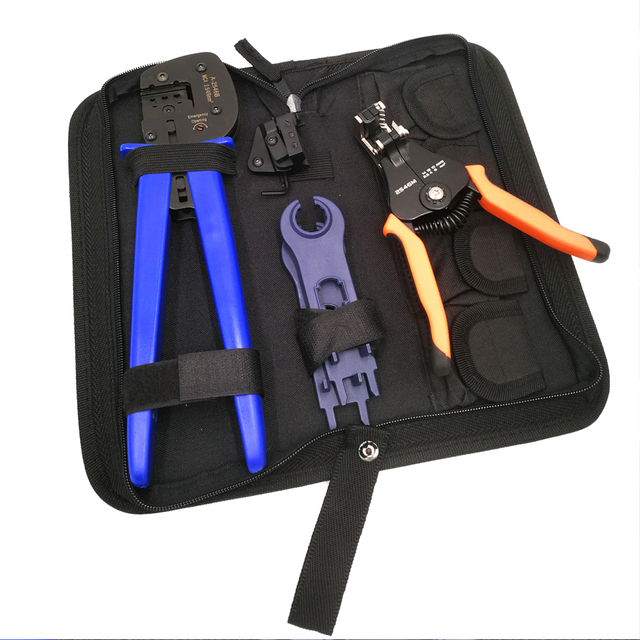 Pv Crimp Tool Sets A2546B-D MC3 Mc Plier Solar PV Crimping Tool