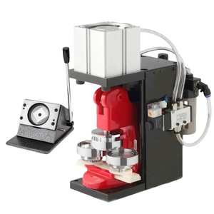 Pneumatic Badge Maker Automatic Industrial Household Pin <b>Button</b> Customizable Pattern Badge <b>Making</b> <b>Machine</b> Pins Press Machi - Product Image 3