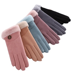 Fashion <strong>Touch</strong> <strong>Screen</strong> Riding Faux Suede Sexy Women Winter Bike <strong>Gloves</strong> - Product Image 1