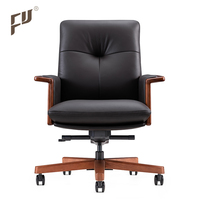 Fauteuil de bureau exécutif moderne haut de gamme en cuir avec logo personnalisé, mécanisme synchronisé, pour personnes en surpoids, vente en gros Foshan