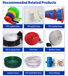 تصميم جديد لخرطوم مرن من البولي إيثيلين بطول 1-8 بوصات، أنابيب بلاستيكية مضفرة عالية الضغط للزراعة/المزارع/البستنة/الري بالرش - Product Image 6