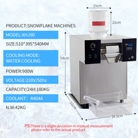 Machine à glaçons commerciale Miken XHJ-90 en acier inoxydable avec moteur et pompe, capacité de 42 kg par jour, prix d'usine