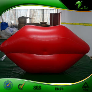 ลูกโป่งรูปปากสีแดงเซ็กซี่สำหรับตกแต่งวันวาเลนไทน์ ตุ๊กตาลมรูปปากพร้อม <span class=keywords><strong>SPH</strong></span> - Product Image 6