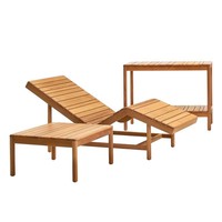 Chaise longue portable en rotin pour hôtel, loisirs, extérieur, plage, piscine, résistante à la pluie et au soleil, lit de vacances