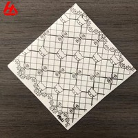 Serviettes de table Airlaid en pâte de bois vierge 1 pli pour fête d'anniversaire