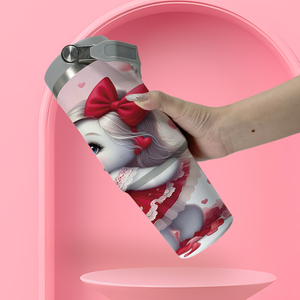 Vasos Personalizados de 30 oz con Diseño de Animales y Gatos para San Valentín, Disponibles en EE. UU., Ideales para Amantes de Mascotas y Enamorados - Product Image 4