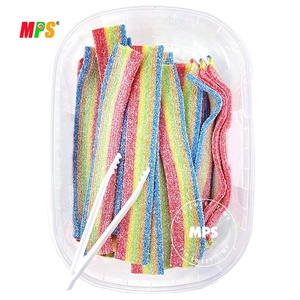 <span class=keywords><strong>Caramelle</strong></span> Halal alla Frutta Acida Gusto Fragola, Strisce Masticabili Deliziose, <span class=keywords><strong>Caramelle</strong></span> Vegetariane - Product Image 3