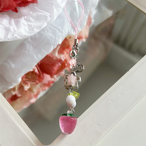 พวงกุญแจโทรศัพท์มือถือลายสตรอเบอร์รี่น่ารักหวานแหวว - Product Image 6