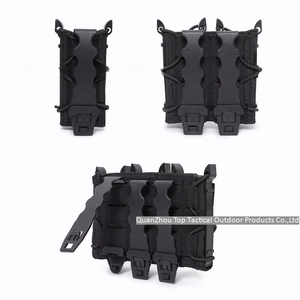 Ventilatore tattico singolo elastico a tiraggio rapido da esterno resistente in Nylon tigre da 9mm accessorio per caricatore attrezzatura da <span class=keywords><strong>difesa</strong></span> personale Molle - Product Image 6