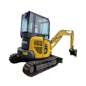 Komatsu เครื่องขุดไฮดรอลิกแบบใช้เครื่องขุด PC35MR ขนาดเล็ก30 PC35ชั่วโมงการทำงานต่ำชิ้นส่วนมือสอง PC55รถขุดขนาดเล็ก - Product Image 1