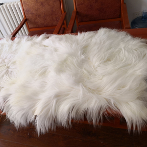 Piel de cabra de pelo largo, piel cruda para uso en cinturones de forro, muebles, sofás, zapatos con combinaciones de piel de vaca y oveja - Product Image 1