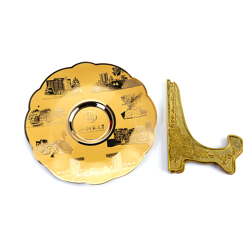 Placa de metal del recuerdo