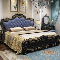 Produkthersteller Schlafzimmermöbel-Sets Prinzessinnenbett Doppelbett Schlafzimmermöbel-Set Bettdesigns mit Stauraum