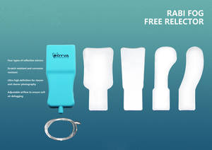 Riflettore senza nebbia in acciaio inox bocca dentale specchio ortodontico foto Kit con manico in Silicone e Ultra-alta definizione - Product Image 4