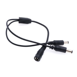 5.5mm X <span class=keywords><strong>2</strong></span>.1mm * <span class=keywords><strong>2</strong></span>.5mm PVC cavo di alimentazione cc 1 femmina <span class=keywords><strong>2</strong></span> maschio 4-in-1 Y connettore Splitter spina cavo CCTV 5525 adattatore LED quadrato - Product Image 4
