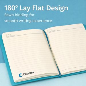 Wholesale Customized Logo <b>A5</b> PU Leather Hardcover Notebook Fast Shipping Journal Pen Holder Thermal Binding Plain Design <b>Diary</b> - Product Image 5