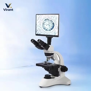 <span class=keywords><strong>Microscopio</strong></span> Digital Trinocular Veterinario con Pantalla HD y Múltiples Lentes para Examen de Muestras de <span class=keywords><strong>Sangre</strong></span>, Esperma y Tejido Animal - Product Image 1