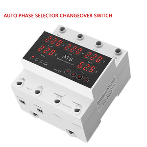 สวิตช์การถ่ายโอนอัตโนมัติ (ATS) ตัวเลือกเฟสตัวสำรองแหล่งจ่ายไฟแรงดันไฟฟ้าเกินปัจจุบัน limiter สามทาง5-Display - Product Image 5
