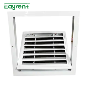 Eayvent ช่องระบายอากาศแบบมีบานพับเปิดใช้งานช่องแอร์กลับ | กระจังหน้าอลูมิเนียมพร้อมตัวกรองแบบล้างทำความสะอาดได้ | ติดเพดาน/ผนังพร้อมหน้าจอตัวกรอง - Product Image 2