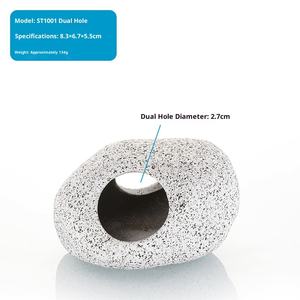 Aquarium Fish Tank Aménagement Paysager Écologique Cylindrique Céramique <span class=keywords><strong>Pot</strong></span> Décoration Ornements Pleco <span class=keywords><strong>Cave</strong></span> Elevage Multi Size Living - Product Image 6