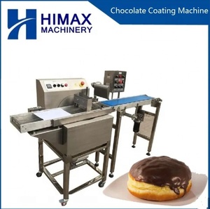 Machine à enrober le chocolat en barre de sucre pour <span class=keywords><strong>donuts</strong></span> avec tunnel de refroidissement, machine à enrober le chocolat au caramel - Product Image 4