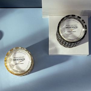 Bougie parfumée moderne en verre cylindrique avec texture bulle, bougie d'aromathérapie - Product Image 5