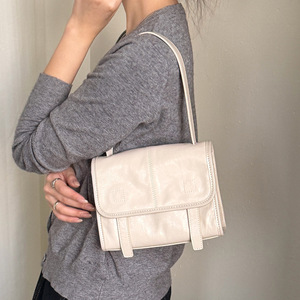 Sac fourre-tout décontracté rétro 2026, nouveau sac à bandoulière polyvalent en cuir véritable pour femme avec pochettes téléphone et carte d'identité - Product Image 3