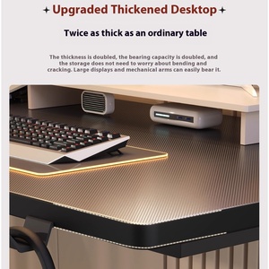 Escritorio Inteligente para eSports, Mesa de Juego para Influencers, Escritorio de Computadora para Oficina en Casa con Superficie de MDF - Product Image 2