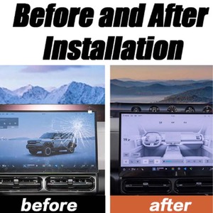 <span class=keywords><strong>Film</strong></span> de protection d'écran en verre trempé transparent de qualité supérieure, anti-rayures, pour accessoires Chery Jetour G700 - Product Image 4