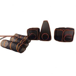 Tente portable pour chats BSCI Factory Pop Up Open Cats, tente en maille pop-up pour extérieur avec tunnel pour lapins, furets, enclos de jeu portable - Product Image 2