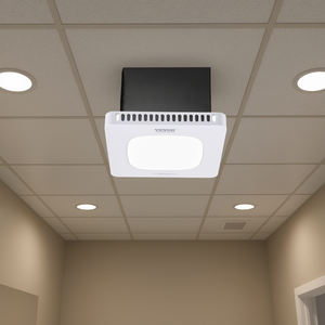 Ventilador de Extracción para Baño Vevor, 80 CFM, Luz LED, 1.5 Sones, Bajo Nivel de Ruido, Ventilador de Techo para Baños y Lavaderos - Product Image 2