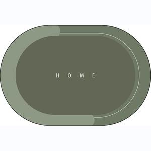 Hot Sale OEM Waterabsorb Quick Dry <strong>Badmat</strong> Anti Slip Rubber Diatom Ooze 3D Soft Mats Print Anti Slip Diatom Bathmat - Product Image 1
