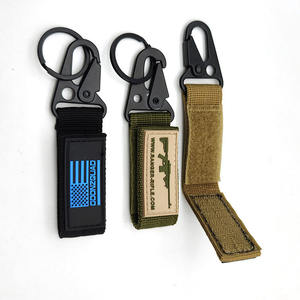 YYX grosir hadiah promosi dengan lembut karet Laber gantungan kunci Velcro Stick gantungan kunci - Product Image 2