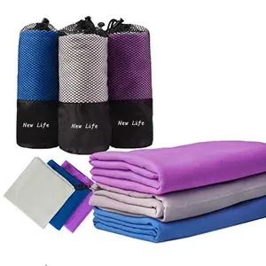 Custom Large Travel Gym Sports Towel Microfiber Fabric For Towel Sport